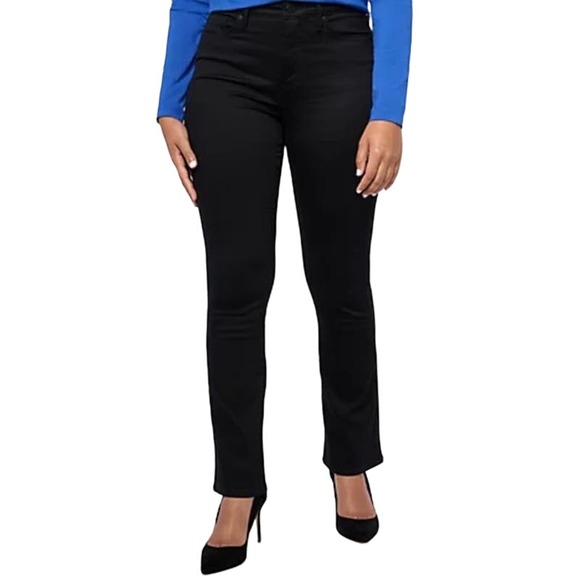 NYDJ Denim - NYDJ High Rise Billie Mini Bootcut Jean - Black NWT SIZE 16W PETITE